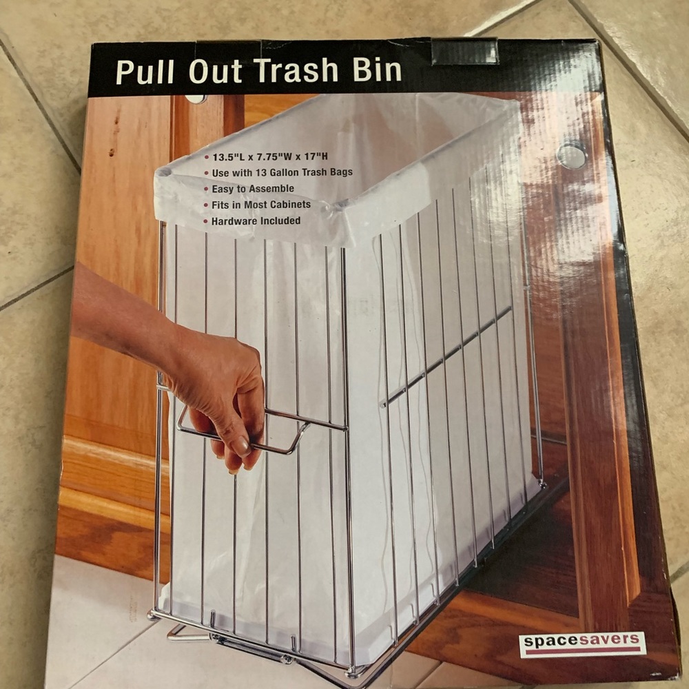 Pull out trash bin new